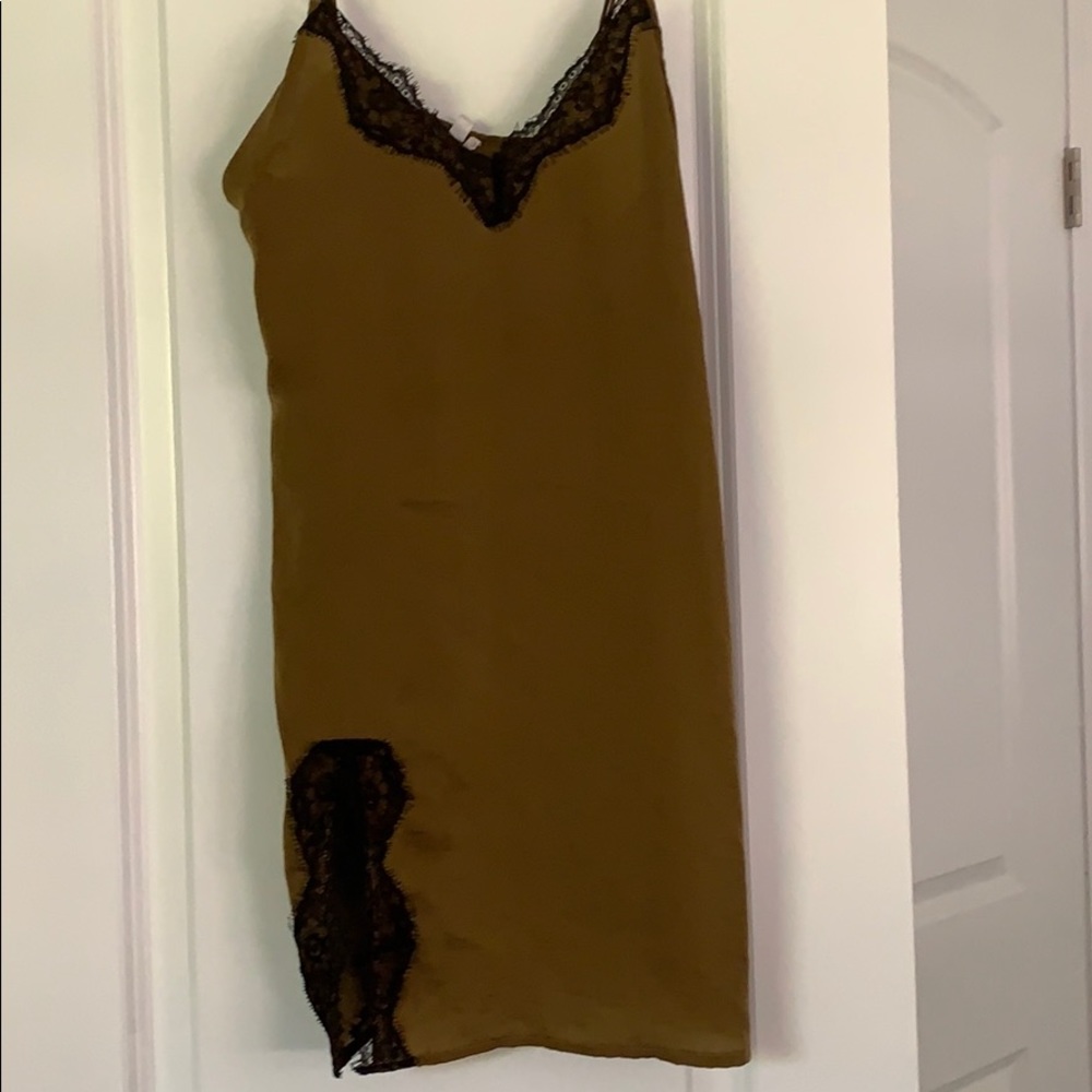 Urban Outfitters lace trim slip dress
